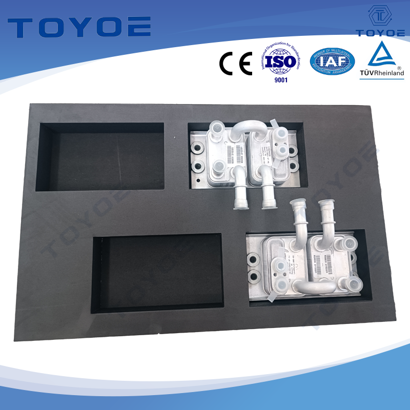 Синяя коробка HDPE: высокая емкость, идеально подходит для небольших деталей.