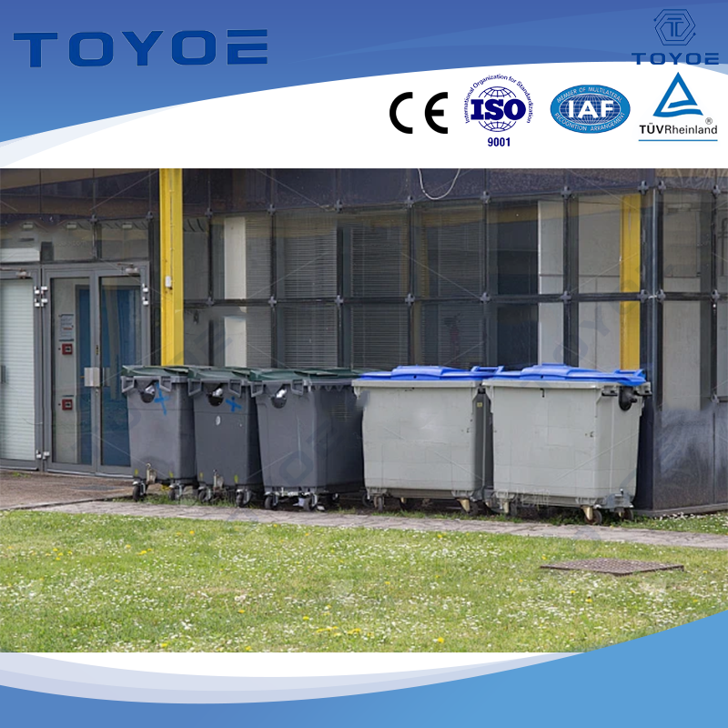 Ecodual Urban Recycling Hub - двойные контейнеры на открытом воздухе