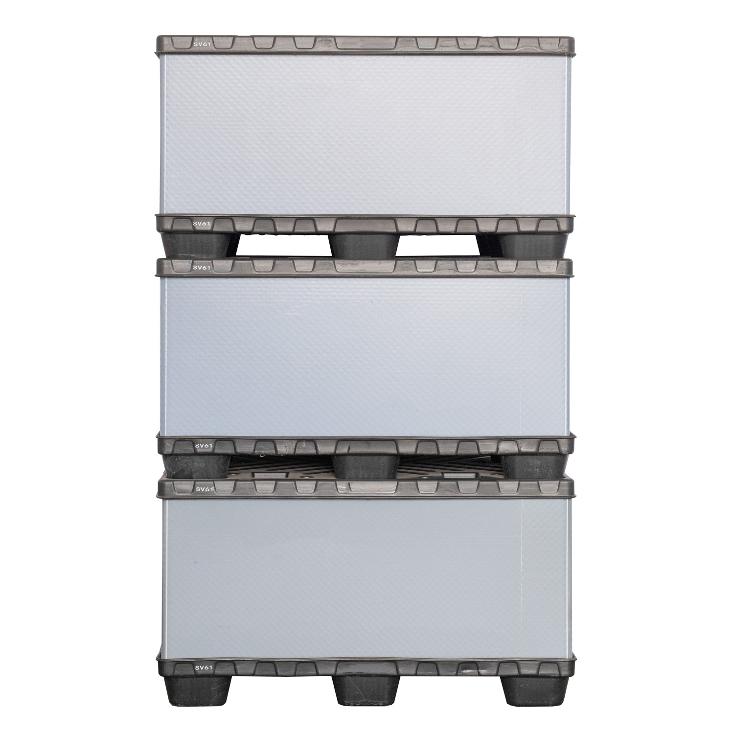 Штабелированная пластиковая коробка