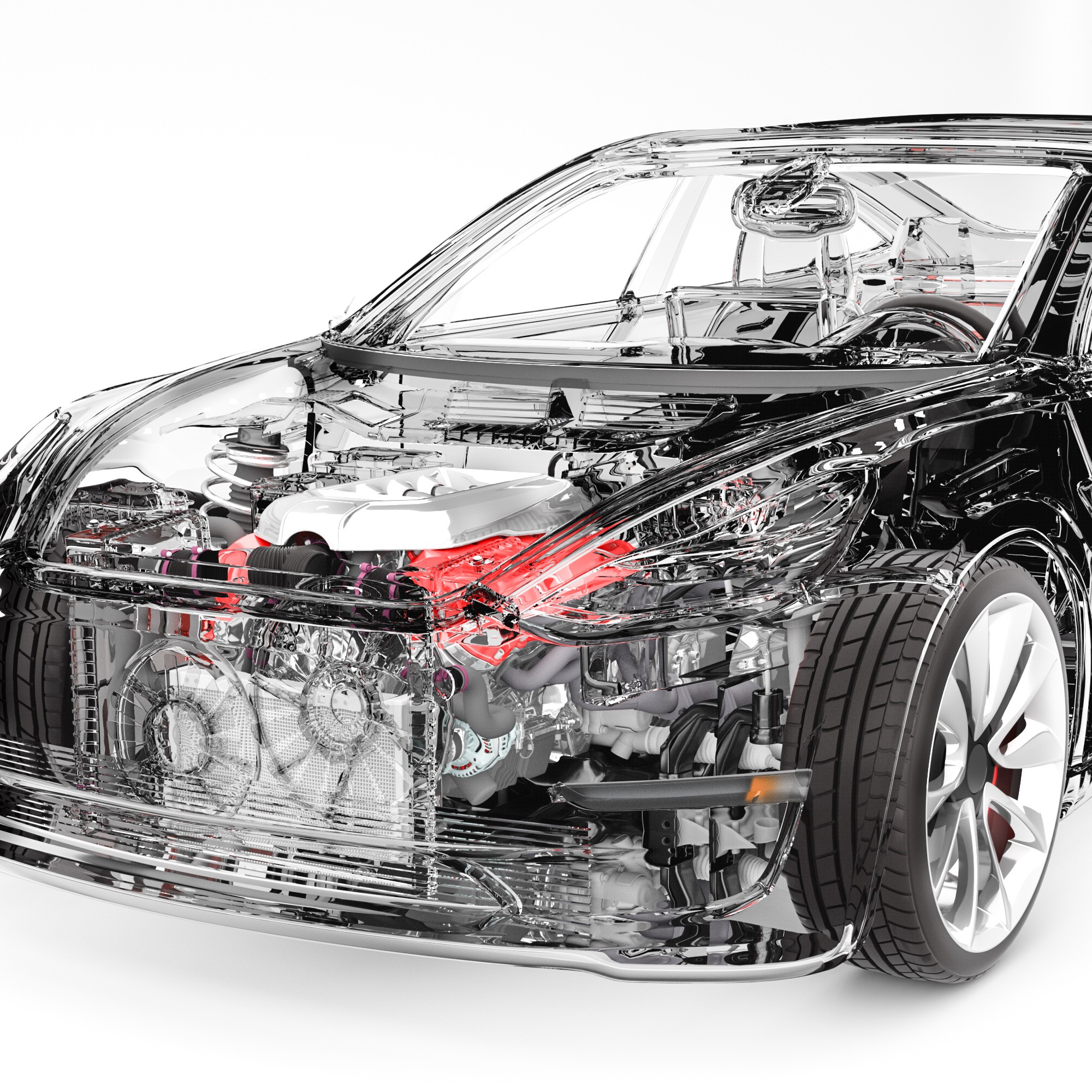  упаковка автомобильных запчастей