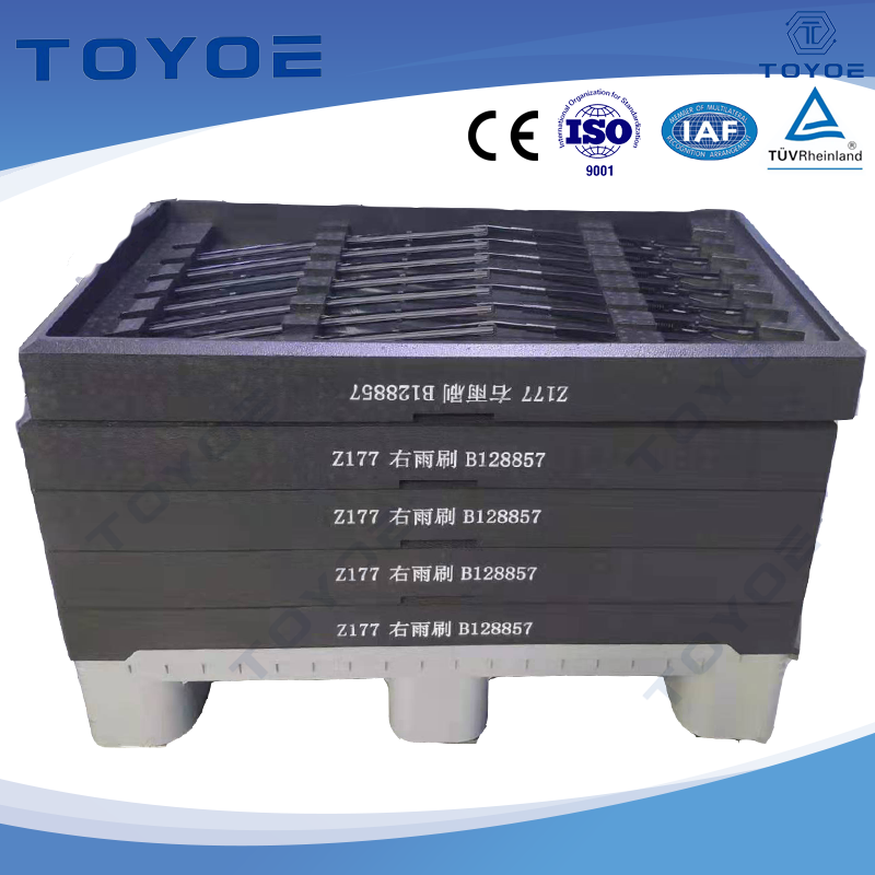 Слоистые разделители HDPE Box защищают части от удара.