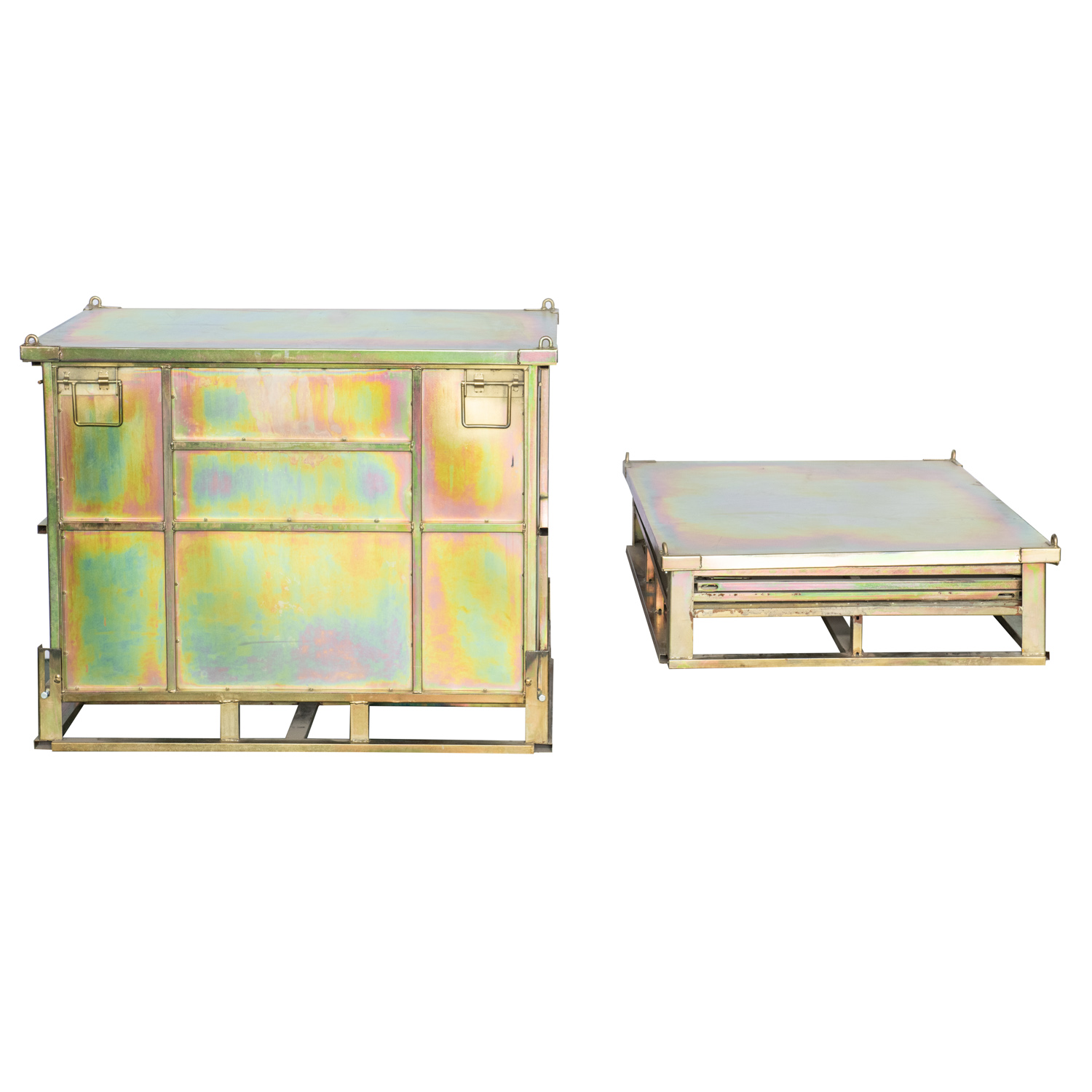 Пластиковые стеллажи