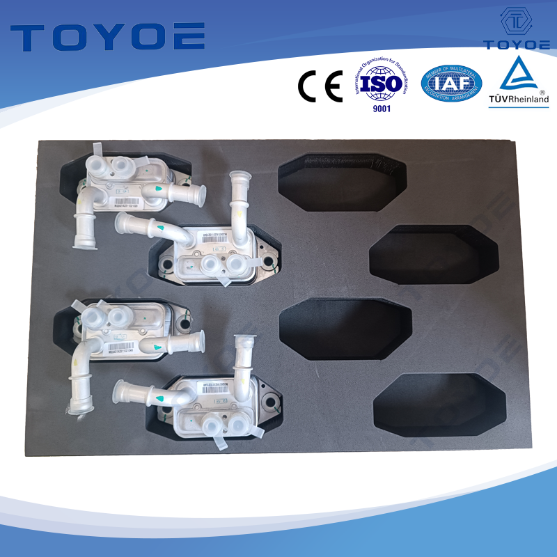 Синяя коробка HDPE: высокая емкость, идеально подходит для небольших деталей.
