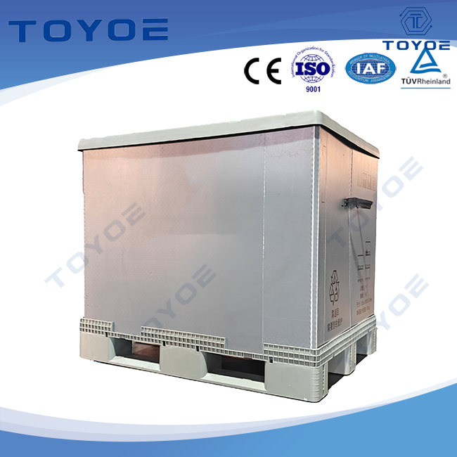 Укрепленный контейнер поддонов на заказ, конструкция толстой стены, сделки с несколькими единицами